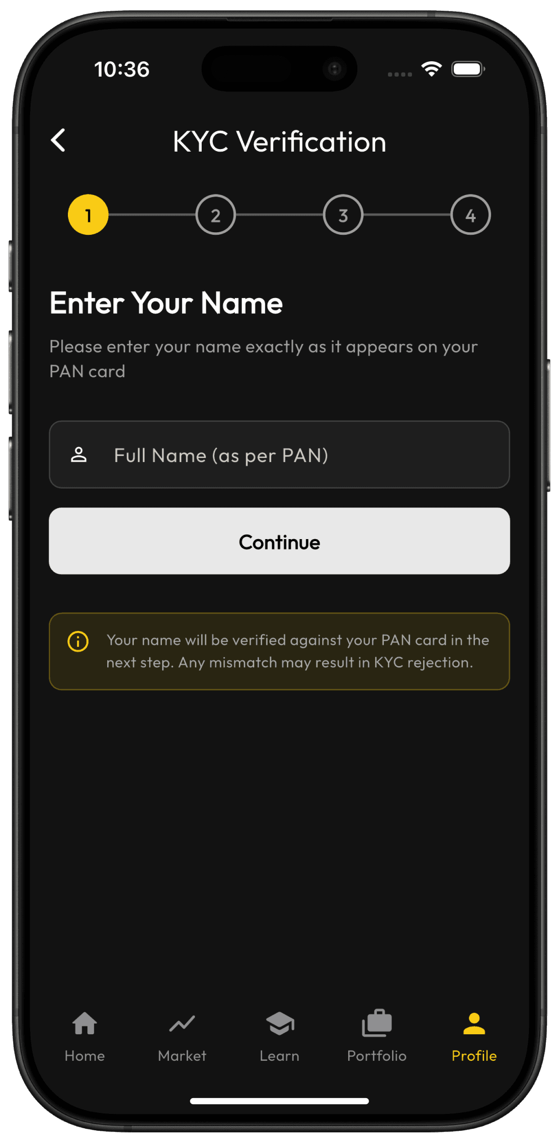 SIP Progress & KYC