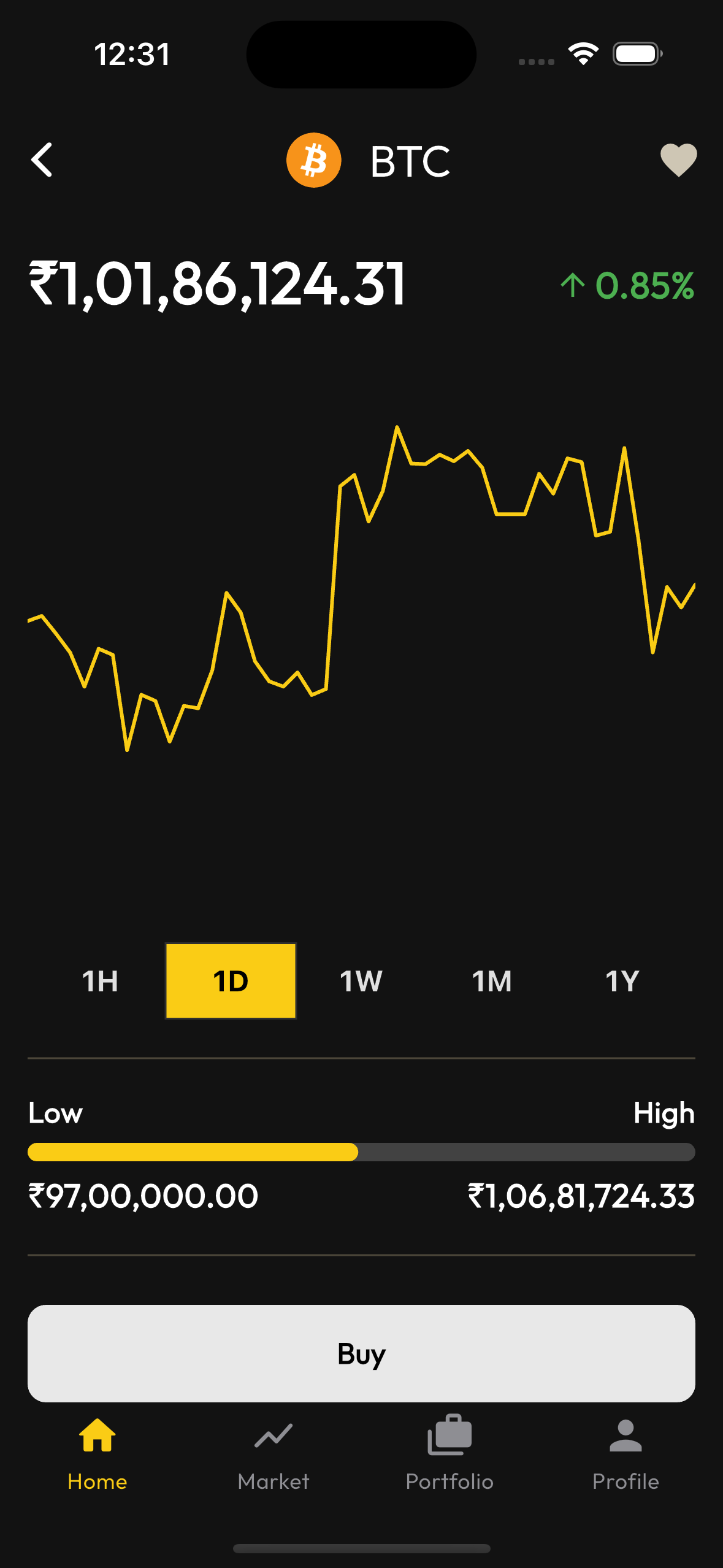 Crypto Mobile App